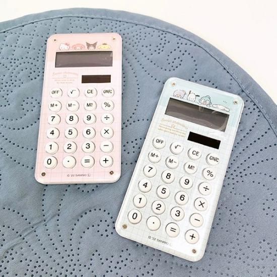サンリオ スリム電卓 サンリオキャラクターズ ミント 事務用品