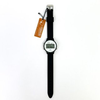 スヌーピーデジタルシリコンウォッチ ブラック 腕時計 カジュアル デジタル時計 アクセサリー