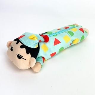 クレヨンしんちゃん ダイカットペンポーチ パジャマしんちゃん ペンケース 水色