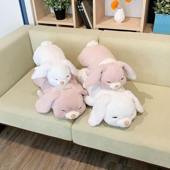 【保障できる】 ねむねむアニマルズ ひな ロップイヤーラビット 抱きまくらL アクセサリー