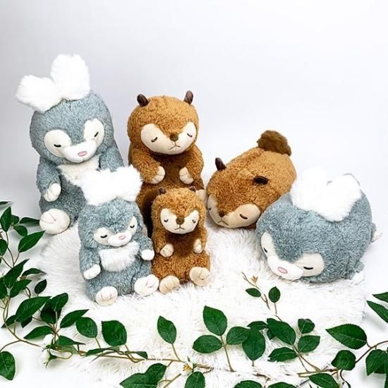 モコフレンズ ジャム 抱きまくらS ぬいぐるみ インテリア グレー