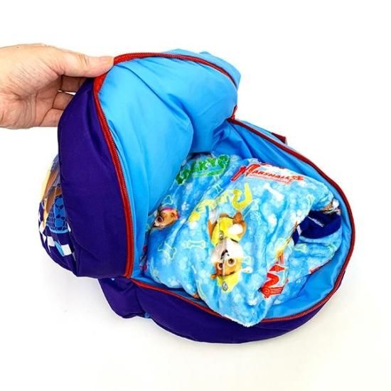 パウパトロール クッションブランケット チェイス インテリア ブルー