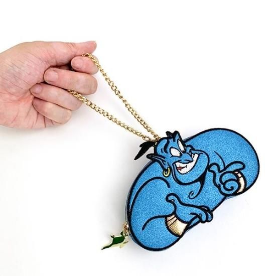 超高品質で人気の アラジン ジーニー ACCOMODE 小物入れ GN ダイカットポーチチャーム キャラクターグッズ
