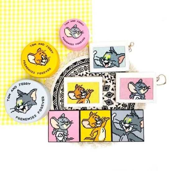 トムとジェリー タフィー パスケース ピクセル PI 定期入れ ピンク