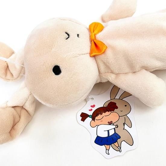 クレヨンしんちゃん ネネちゃんうさぎ ダイカットペンポーチ 文具 ベージュ