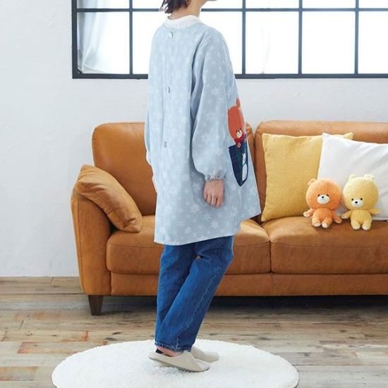 Amazon.co.jp: [くまのがっこう] ルルロロ 裏フリース 背ボタン