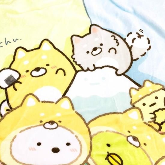 すみっコぐらし フランネルブランケット こいぬといぬごっこ