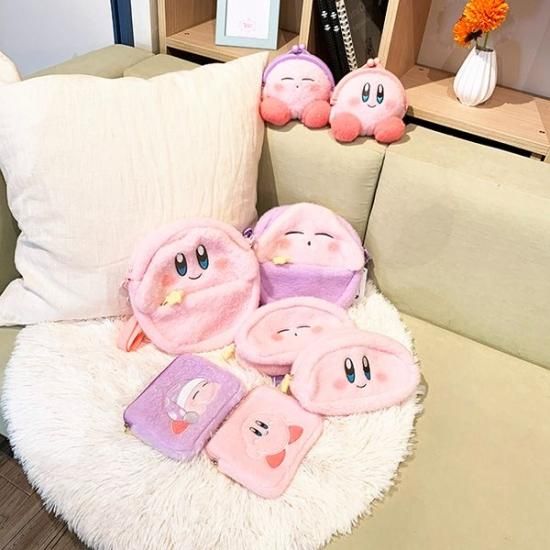 最も 割引 星のカービィ ぷわふわミニポーチ にっこり ポーチ 化粧ポーチ アイドル