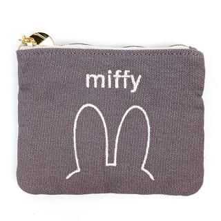 ミッフィー ティッシュポーチ GY miffy みみシリーズ 小物入れ グレー
