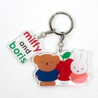 ミッフィー miffy アクリルキーホルダー　miffy＆boris