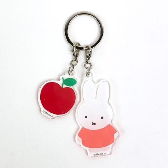 ミッフィー miffy アクリルキーホルダー miffy＆boris