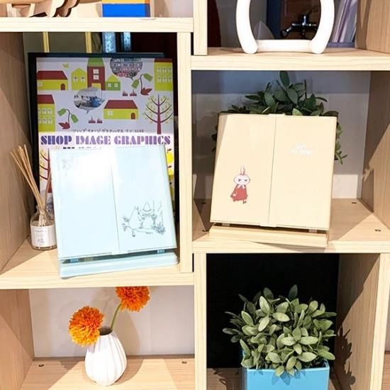 ★リトルミーページ★ ムーミン 3面ミラー リトルミィ ベージュ ミラー 鏡 スタンド