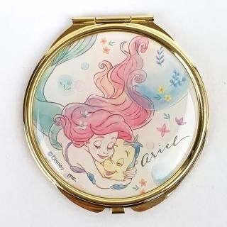 ディズニー リトルマーメイド コンパクトミラー アリエル ペールシリーズ ディズニープリンセス 鏡 化粧直し