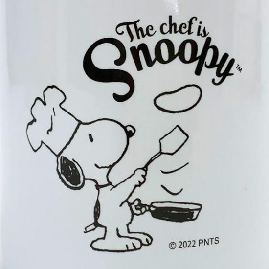 スヌーピー PEANUTS キャニスターS WH シェフスヌーピー 保存