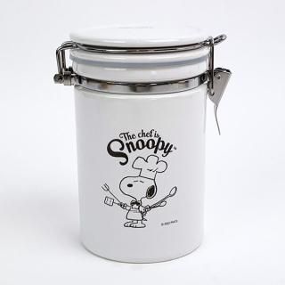スヌーピー PEANUTS キャニスターS WH シェフスヌーピー 保存 スヌーピー PEANUTS キャニスターS WH シェフスヌーピー 保存