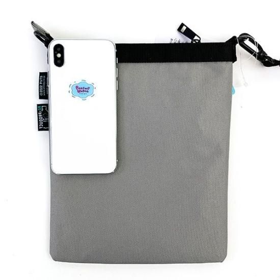 スヌーピー PEANUTS RE-PET サコッシュポーチ LGY SN ショルダー