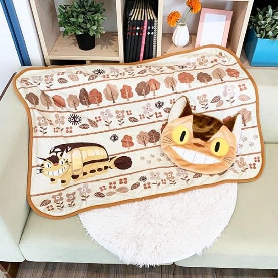 Warm Blanket Set of Ghibli Characters