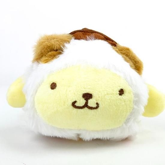 サンリオ ポムポムプリン Happy cat 寝そべりぬいぐるみ2 インテリア