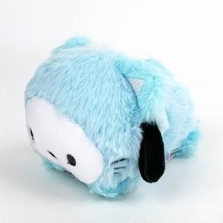 サンリオ ポチャッコ Happy cat 寝そべりぬいぐるみ2 インテリア ブルー