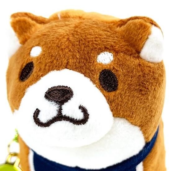 忠犬もちしば ぬいぐるみ ボールチェーン おかか マスコット