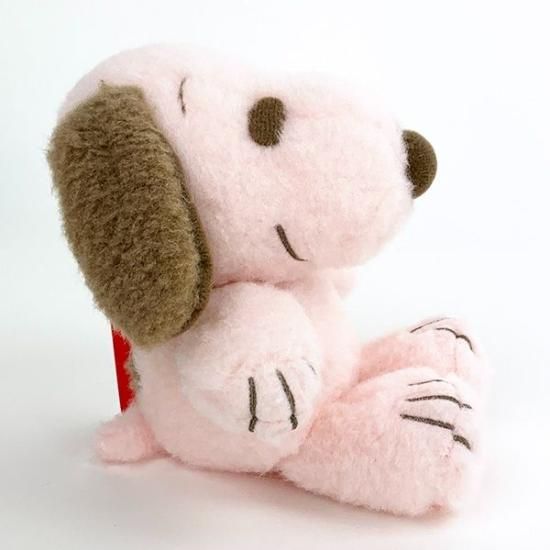 スヌーピー iroiro ビーンドール ピンクブラウン ぬいぐるみ