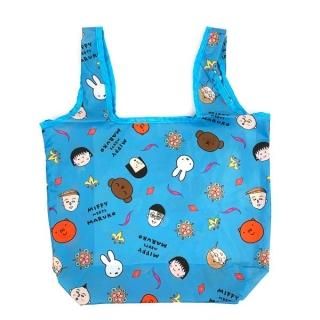 ミッフィー miffy ちびまる子ちゃん エコバッグBLMIFFYMEETSMARUK  ブルー  マリモクラフト