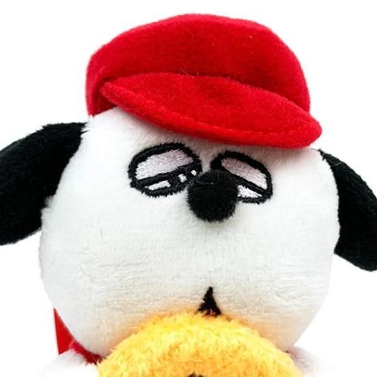 スヌーピー オラフ MC RD マスコット ぬいぐるみ レッド