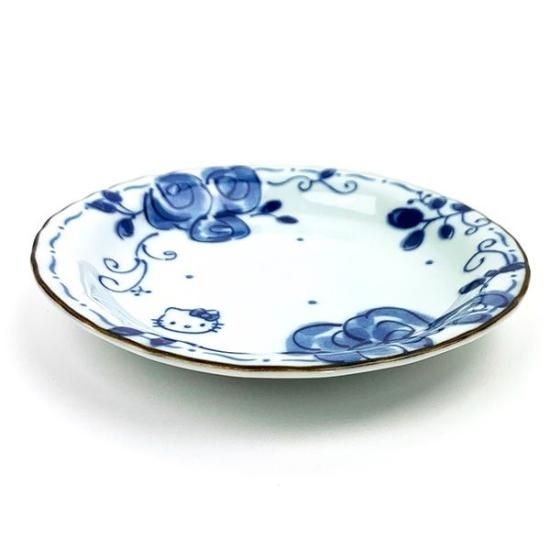 サンリオ ハローキティ ブルーローズ 皿鉢三揃 皿 プレート 小皿 鉢