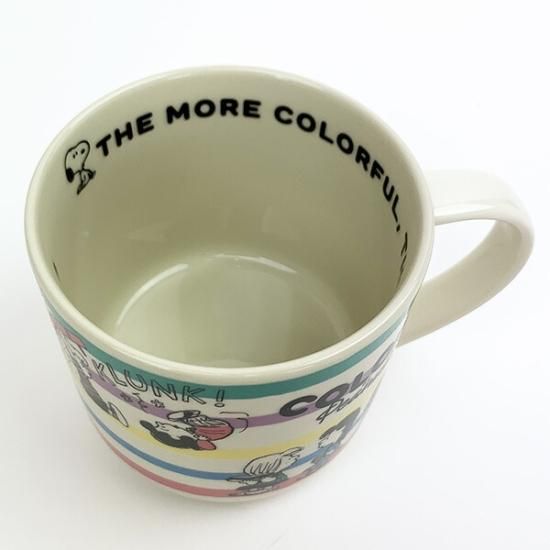 スヌーピー リサイクルセラミックマグ カラーズ マグカップ コップ 日本製