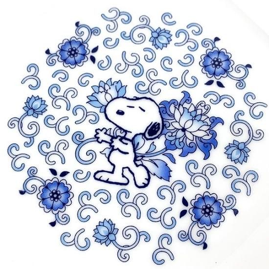 SNOOPY七宝絵皿 SNOOPY スヌーピー ピーナッツ 世界旅行 選べる14柄 楕円 皿