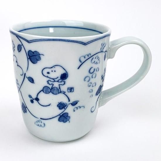 スヌーピー 藍唐草 五寸皿 キッチン 日本製 SNOOPY