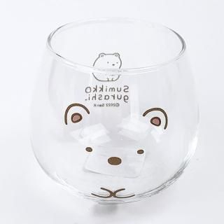 店内セール開催中!10％オフ対象商品! すみっコぐらし しろくま ゆらゆらタンブラー グラス コップ 320ml 日本製 クリア