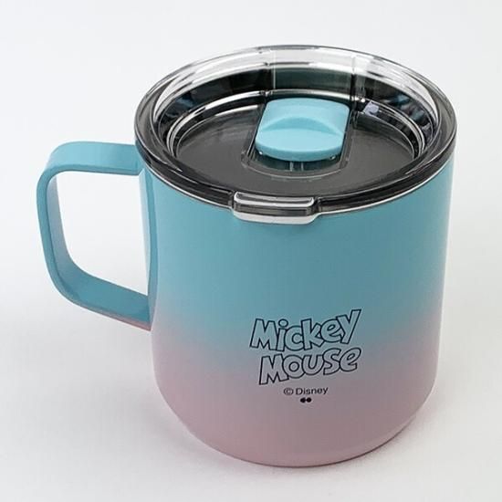 ディズニー ミッキーマウス ステンレスマグ マグカップ 350ml ブルー ピンク