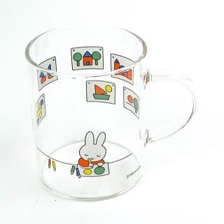 店内セール開催中!10％オフ対象商品! ミッフィー 耐熱ガラス マグ お絵描き マグカップ 食器 ティータイム