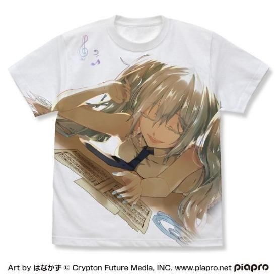 初音ミク フルグラフィック はなかず Ver. Tシャツ ホワイト Mサイズ