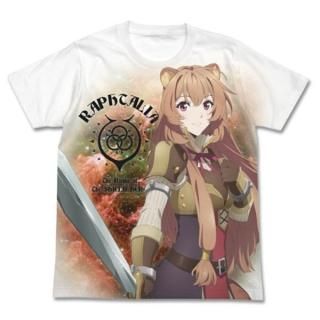 盾の勇者の成り上がり ラフタリア フルグラフィックTシャツ Tシャツ ホワイト Lサイズ