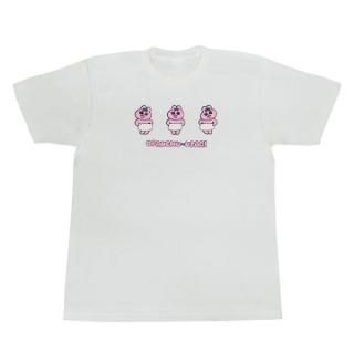 おぱんちゅうさぎ Tシャツ ダンス  ホワイト L