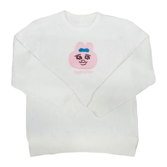 おぱんちゅうさぎ Tシャツ カオ ブラック L｜パーフェクト