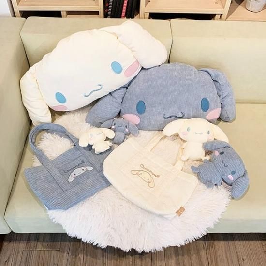 レア☆ シナモロール　ふわもこデザインシリーズ　クッション 61ydfYjF-7L.jpg_BO30,255,255,
