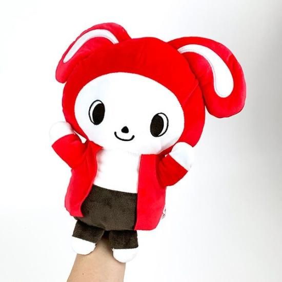 まいぜんシスターズ ぜんいち パペット ぬいぐるみ レッド