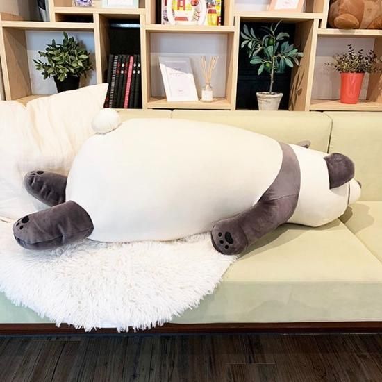 しろたん マフラー付 ふわ雪 抱き枕 85cm / Mother garden