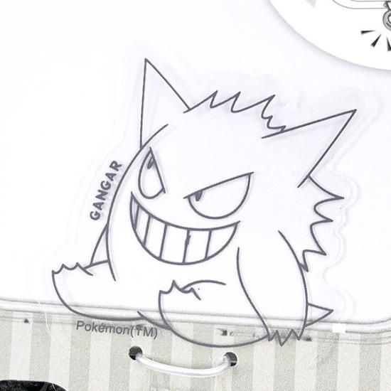 【6本セット】ポケモン BW ストラップ ドット ポケットモンスター ゲンガー マルチリングプラスストラップ