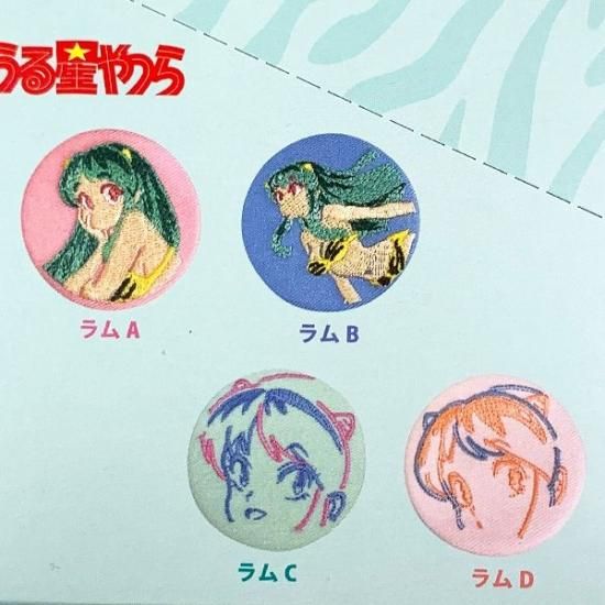 うる星やつらトレーディング刺繍缶バッジ BOX 台湾製