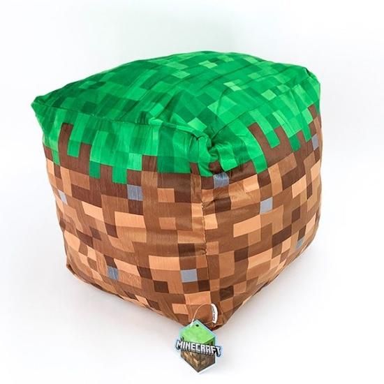 激安挑戦！！ マインクラフト Minecraft ブロッククッション 草ブロック キャラクターグッズ