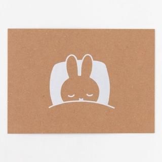 ミッフィー miffy ポストカード（sleep） GREEN FLASH