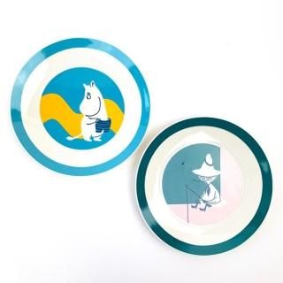 ムーミン MOOMIN ペア19プレート（ムーミン・スナフキン） ハーフカラー 食器 キッチン ランチ