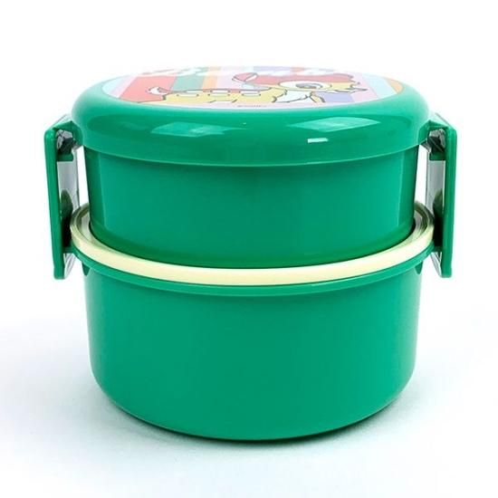 ディズニー レトロシリーズ バンビ 抗菌丸型ボックス 2段 お弁当