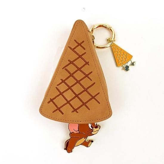 トムとジェリー アイスコーン ポーチ チャーム 小物入れ キーホルダー