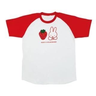 ミッフィー miffy ラグランスリーブTシャツ ストロベリーシリーズ