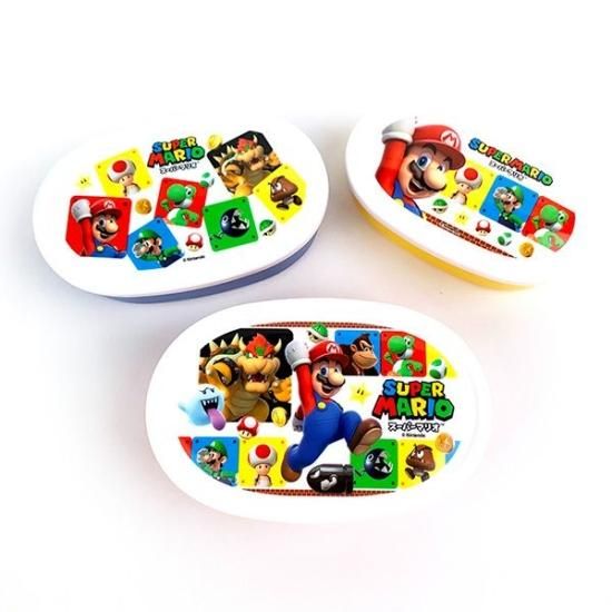 mario　ロングスーパーケース（3セット） Nintendo TOKYO Storage Box Super Mario Brick Block 3 piece